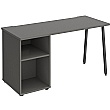 Solis Home Office Desk with Fixed Open Pedestal