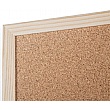 Bi-Office Budget Wood Frame Cork Board