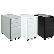 NEXT DAY Karbon K4 Rectangular Bench Desk With 3 Drawer Slimline Mobile Metal Pedestal