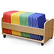 32 Rainbow Square Cushions with Tuf 2 Trolley