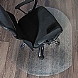 Hard Floor PVC Chair Mats Contoured