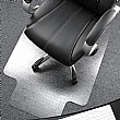 Low & Medium Pile Carpet Polycarbonate Chair Mat Rectangular With Lip