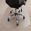 Low & Medium Pile Carpet Polycarbonate Chair Mat Contoured