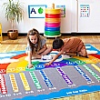 Rainbow Number Bonds Carpet