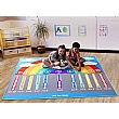 Rainbow Number Bonds Carpet