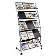 Alba Mobile Display Unit With 15 Compartments