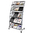 Alba Mobile Display Unit With 15 Compartments