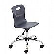 Titan Swivel Chair Charcoal Junior