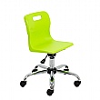 Titan Swivel Chair Lime Junior