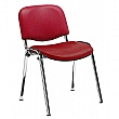 Swift Vinyl Conference Chair Chrome Frame (Pack of 4 Chairs)