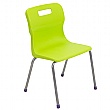 Titan 4 Leg Classroom Chairs Lime Green (5-7yrs)