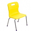Titan 4 Leg Classroom Chairs Yellow (5-7yrs)