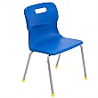 Titan 4 Leg Classroom Chairs Blue (7-9yrs)