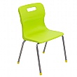 Titan 4 Leg Classroom Chairs Lime Green (7-9yrs)