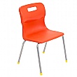 Titan 4 Leg Classroom Chairs Orange (7-9yrs)