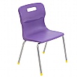 Titan 4 Leg Classroom Chairs Purple (7-9yrs)