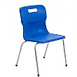 Titan 4 Leg Classroom Chairs Blue (9-13yrs)
