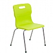 Titan 4 Leg Classroom Chairs Lime Green (9-13yrs)