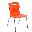 Titan 4 Leg Classroom Chairs Orange (9-13yrs)