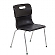Titan 4 Leg Classroom Chairs Black (9-13yrs)