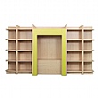 Small Library Bookcase Lime