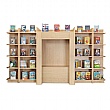 Small Library Bookcase Maple