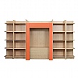 Small Library Bookcase Tangerine