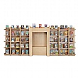 Large Library Bookcase Maple