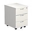 NEXT DAY Commerce II White Low Mobile Pedestals