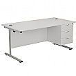 Commerce II Rectangular Desks With Single Fixed Pedestal