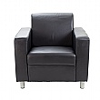 Iceberg Leather Faced Reception Chair