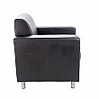 Iceberg Leather Faced Reception Chair