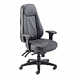Cheetah II 24 Hour Leather Faced Operator Chair
