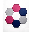 Bliss Hexagon Fabric Acoustic Tile