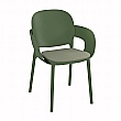 Evergreen Eco Padded Bistro Chair (pack of 2)
