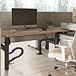 Bisley Square Frame Perfect Sense Height Adjustable Sit-Stand Duo Office Desk