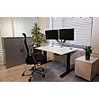 Karbon Deluxe Sit-Stand Office Desk Bundle
