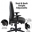 Sofia Inflatable Lumbar Support Operator Chair