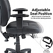 Triton 24 Hour Leather Faced Task Chair