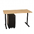 Karbon Essentials Office Desk and Pedestal Bundle