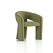 Boho Accent Chair Forest Green