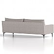 Emmy Cushioned 3 Seater Sofa Light Grey