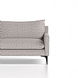 Emmy Cushioned 3 Seater Sofa Light Grey