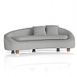 Mimi 3 Seater Curved Sofa Boucle Fabric