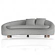 Mimi 3 Seater Curved Sofa Boucle Fabric