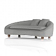 Mimi 3 Seater Curved Sofa Boucle Fabric