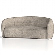 Phoebe Curved Sofa Cream Boucle