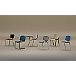 NowyStyl ISO Black Frame Conference Chairs (Pack of 4)