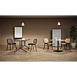 NowyStyl ISO Black Frame Conference Chairs (Pack of 4)