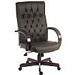 Warwick Traditional Leather Faced Manager Chair